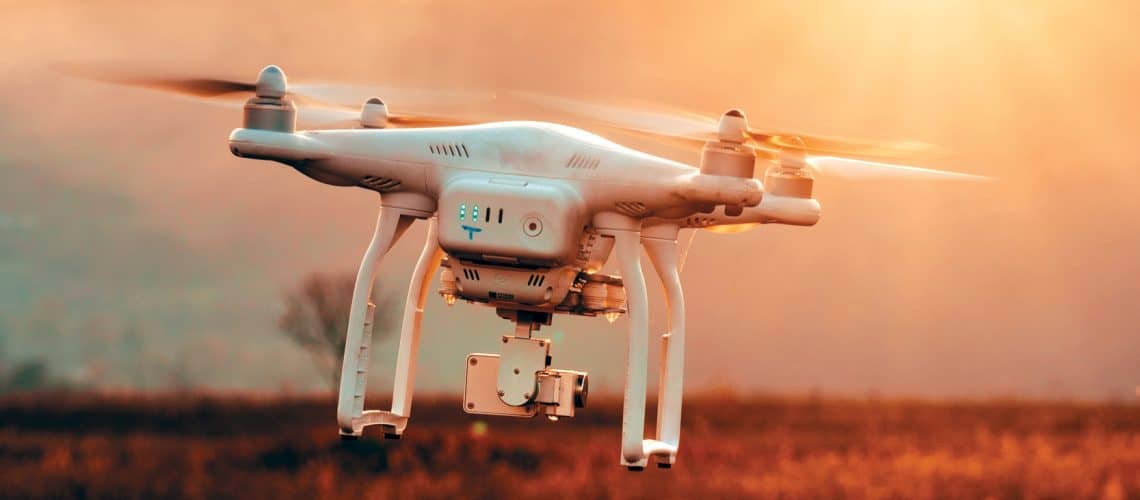 orange drone