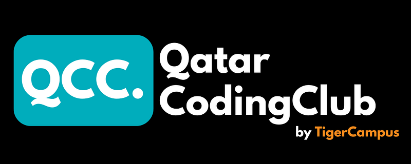Qatar Coding Club Black Logo